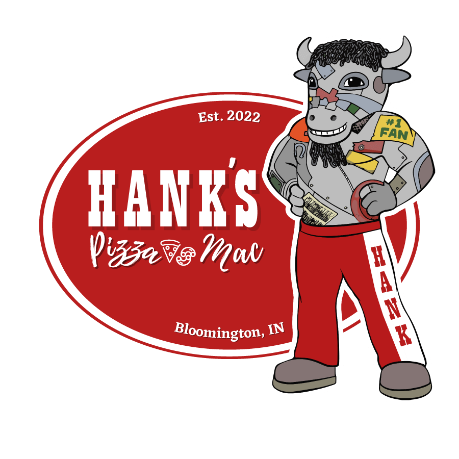 Hankspizzamac.com - logo of Hank | Pizza Delivery Mac & Cheese Bloomington, in